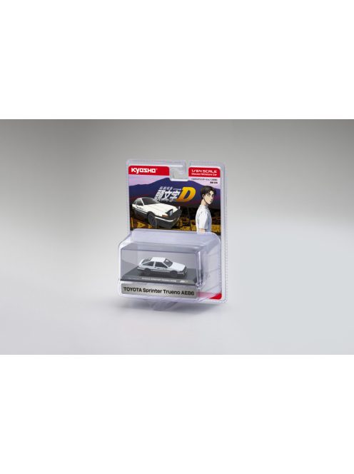 Kyosho - Toyota Sprinter Trueno (AE86) White 1995Initial D (Blister Packaging) (RHD)Limited Edition