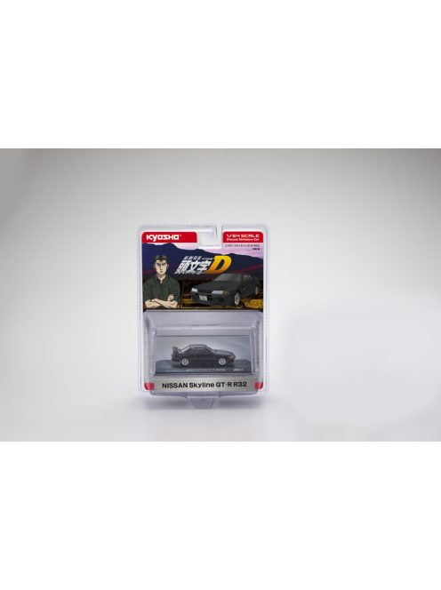 Kyosho - Nissan Skyline GT-R (BNR32) Black 1995Initial D (Blister Packaging) (RHD)Limited Edition