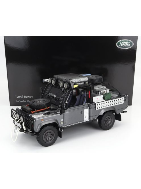 Kyosho - LAND ROVER DEFENDER 90 PICK-UP 2001 - LARA CROFT - TOMB RAIDER - ANGIOLINA JOLIE - MOVIE CORRIS GREY