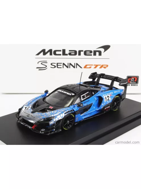 Lcd-Model - Mclaren Senna Gtr N 12 Press 2021 Blue Black