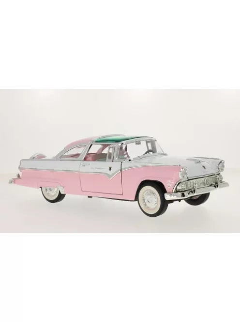 Lucky Diecast - Ford Crown Victoria rosa/weiss 1955