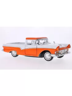 Lucky Diecast - Ford Ranchero orange/weiss 1957 1:18