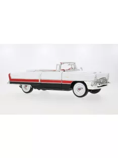   Lucky Diecast - Packard Caribbean (Convertible) mit schwarzen Streifen weiss/rot 1955