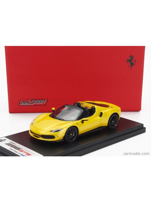 Looksmart - Ferrari 296 Gts Spider Open Roof 2022 Giallo Tristrato - Yellow Met