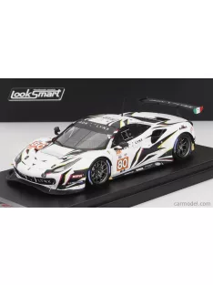   Looksmart - Ferrari 488 Gte Evo 3.9L Turbo V8 Team Iron Lynx N 80 24H Le Mans 2022 M.Cressoni - G.Fisichella - R.Heistand White Black