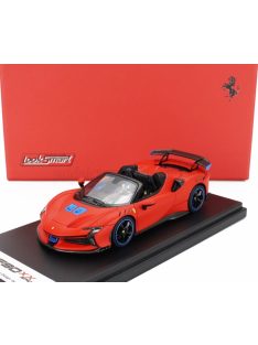   LookSmart - FERRARI SF90 XX STRADALE SPIDER 2024 ROSSO LE-MANS - MATT RED BLUE BLACK