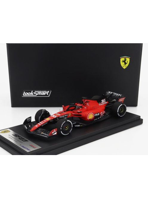 LookSmart - FERRARI F1  SF-23 TEAM SCUDERIA FERRARI N 16 4th SINGAPORE GP 2023 CHARLES LECLERC RED BLACK