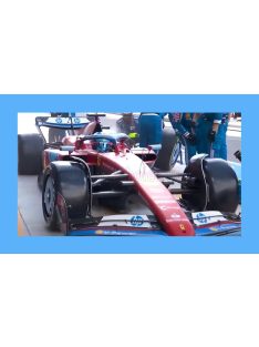   LookSmart - FERRARI F1  SF-24 TEAM SCUDERIA FERRARI N 16 3rd MIAMI GP 2024 CHARLES LECLERC RED BLACK LIGHT BLUE