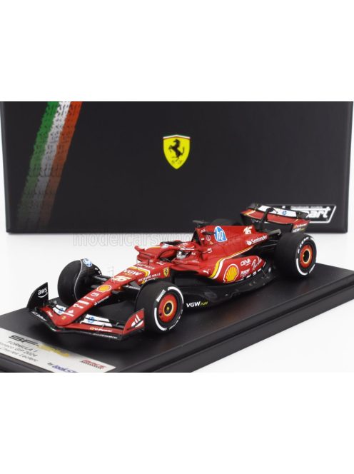 LookSmart - FERRARI F1  SF-24 TEAM SCUDERIA FERRARI N 16 WINNER MONACO GP 2024 CHARLES LECLERC RED WHITE YELLOW