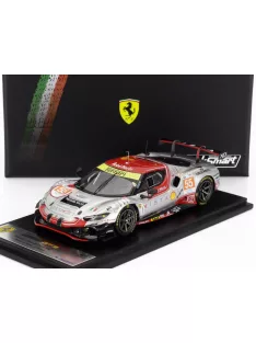   LookSmart - FERRARI 296 GT3 3.0L TURBO V6 TEAM VISTA AF CORSE N 55 24h LE MANS 2024 ALESSIO ROVERA - FRANCOIS HERIAU - SIMON MANN SILVER RED