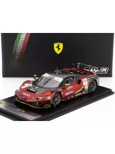   LookSmart - FERRARI 296 GT3 3.0L TURBO V6 TEAM JMW MOTORSPORT N 66 24h LE MANS 2024 GIACOMO PETROBELLI - LARRY TEN VOORDE - SALIH YOLUC RED BLACK