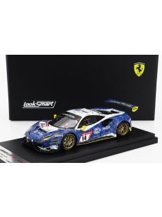   LookSmart - FERRARI 488 GT3 EVO 3.9L TURBO V8 HELLA PAGID RACING ONE GMBH TEAM N 14 24h NURBURGRING 2022 JEROEN BLEEKEMOLEN - CHRISTIAN KOHLHAAS - NICK FOSTER - JULES SZYMKOWIAK BLUE WHITE