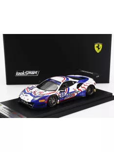   LookSmart - FERRARI 488 GT3 EVO 3.9L TURBO V8 TEAM CHINESE TAIPEI N 68 FIA MOTORSPORT GAMES GT SPRINT CUP PAUL RICAR 2022 EVAN CHEN WHITE BLUE