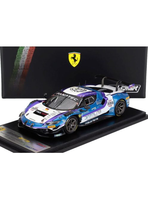 LookSmart - FERRARI 296 GT3 N 333 TEAM RINALDI RACING 24h SPA CHRISTIAN HOOK - FELIPE FERNANDEZ LASER - FABRIZIO CRESTANI - DAVID PEREL BLUE WHITE