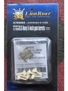   Lion Roar-Greatwallhobby - WWII U.S Navy 5inch Twin Mount For DD Type