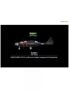   Lion Roar-Greatwallhobby - NORTHORP P-61A w/Ground Attack weapons & Droptanks