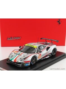   Looksmart - Ferrari 488 Gte Evo 3.9L Turbo V8 Team Af Corse N 54 24H Le Mans 2021 F.Castellacci - G.Fisichella - T.Flohr Matt Silver Red