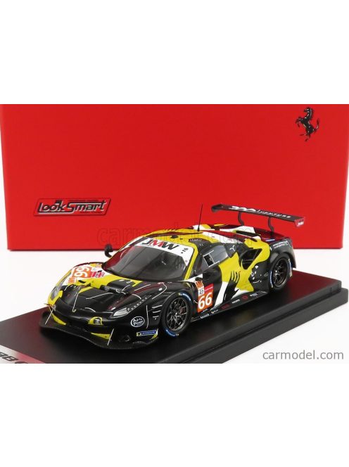 Looksmart - Ferrari 488 Gte Evo 3.9L Turbo V8 Team Jmw Motorsport N 66 24H Le Mans 2021 J.Fannin - T.Neubauer - R.Sales Black White Yellow