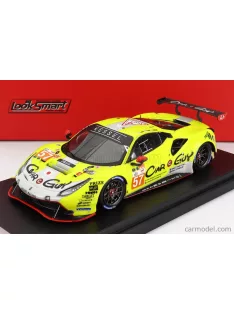   Looksmart - Ferrari 488 Gte Evo 3.9L Turbo V8 Team Kessel Racing N 57 24H Le Mans 2022 T.Kimura - F.Schandorff - M.Jensen Yellow Silver