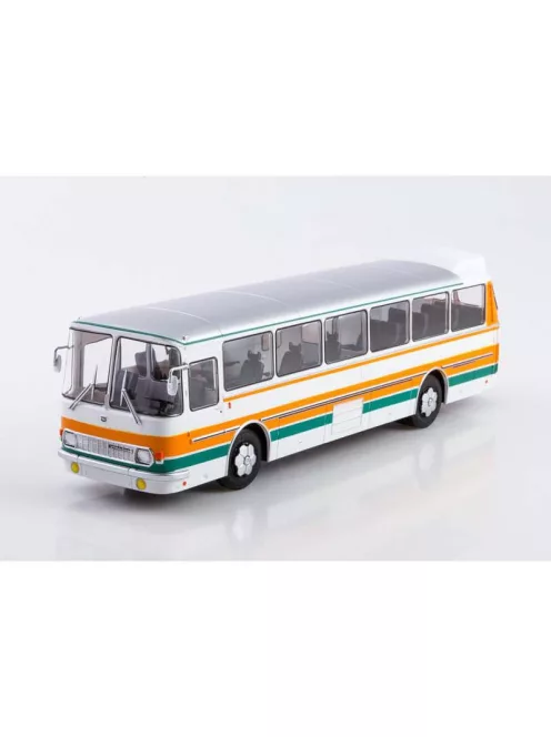Magazinemodels - LAZ-699P astronaut transfer bus /whiteorange w. green stripe/