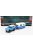 Maisto - FORD USA BRONCO WITH ROULOTTE 1966 BLUE WHITE