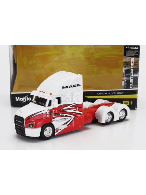 Maisto - MACK ANTHEM TRACTOR TRUCK 3-ASSI 2020 WHITE RED