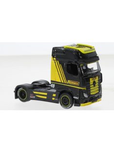   Maisto - Maisto, Mercedes Actros 1851 MP4 Gigaspace, schwarz/gelb, 1:64