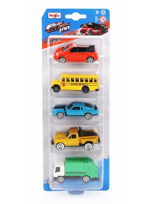 Maisto - VOLKSWAGEN SET ASSORTMENT 5 CARS PIECES VARIOUS