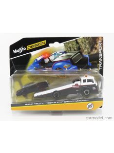   Maisto - Buick Grand National 1987 With Rump Truck Matt Black White