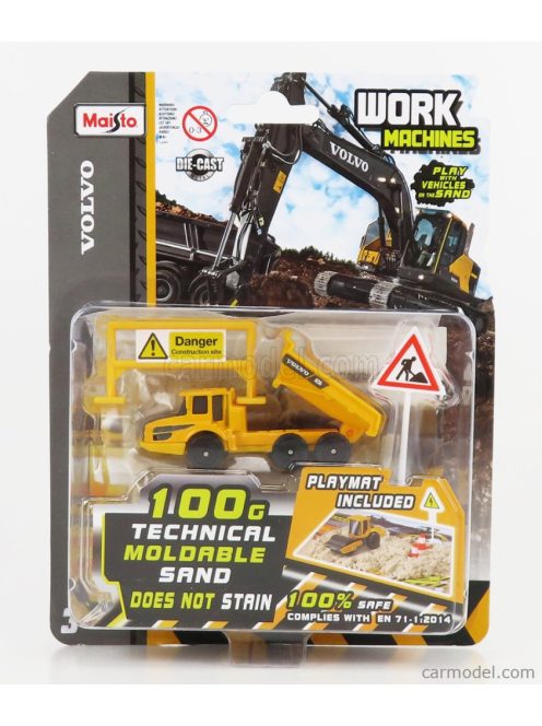 Maisto - Volvo A25G Truck Cassone Ribaltabile 2010 Yellow Black