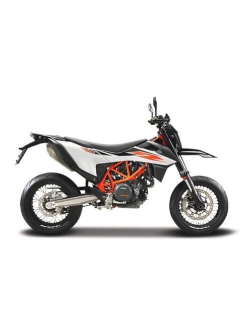 Maisto - Maisto, KTM 690 SMC R, weiss/orange, 1:18