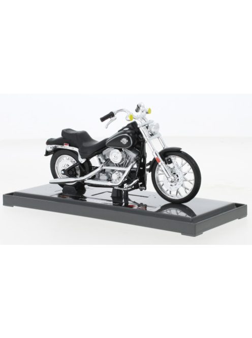 Maisto - Maisto, Harley Davidson FXST Softtail, schwarz, 1984, 1:18
