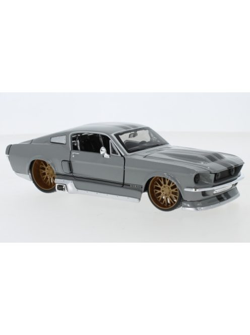 Maisto - Maisto, Ford Mustang GT Tuning, hellgrau/schwarz, 1967, 1:24