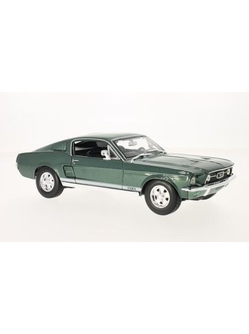 Maisto - Ford Mustang GTA Fastback, dunkelgrün, 1967, 1:18