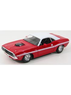 Maisto - DODGE CHALLENGER R/T COUPE 1970 RED WHITE