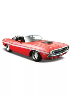 Maisto - Dodge Challenger R/T rot/weiss 1970 1:24