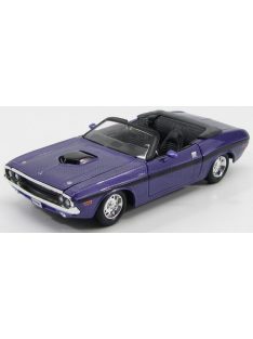   Maisto - DODGE CHALLENGER R/T 426 HEMI CONVERTIBLE 1970 PURPLE MET BLACK