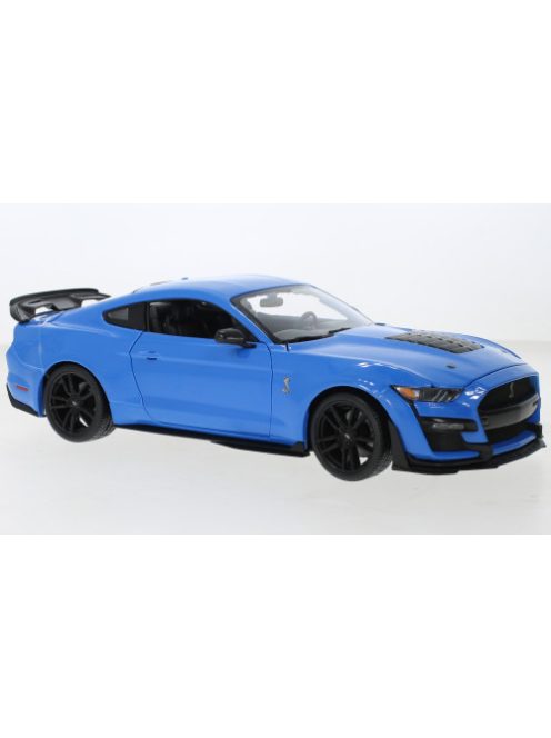 Maisto - Ford Mustang Shelby GT500, blau, 2020, 1:18