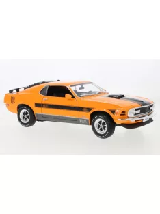 Maisto - Ford Mustang Mach 1, orange/schwarz, 1970, 1:18
