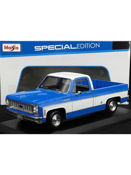 Maisto - CHEVROLET C-10 PICK-UP CHEYENNE SUPER 1974 BLUE WHITE