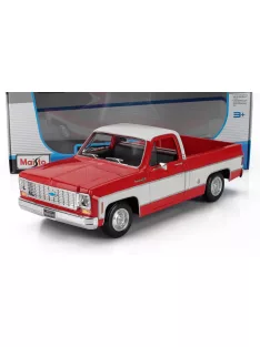   Maisto - CHEVROLET C-10 PICK-UP CHEYENNE SUPER 1974 RED WHITE