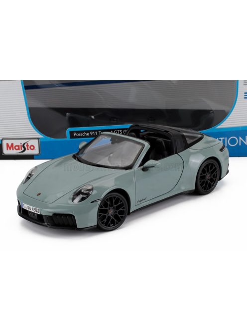 Maisto - PORSCHE 911 992-2 TARGA 4 GTS HYBRID 2024 LIGHT GREEN