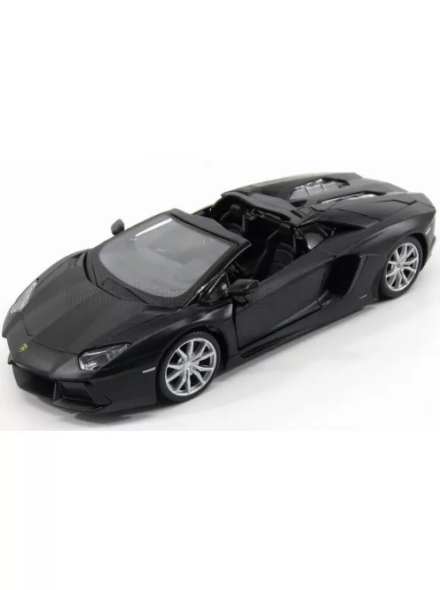 Maisto - LAMBORGHINI AVENTADOR LP700-4 ROADSTER 2013 BLACK MATT