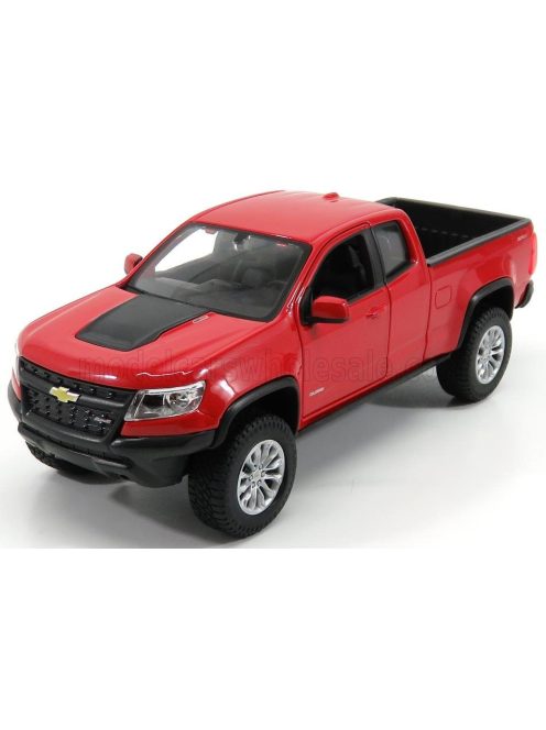 Maisto - CHEVROLET COLORADO ZR2 PICK-UP 2017 RED BLACK