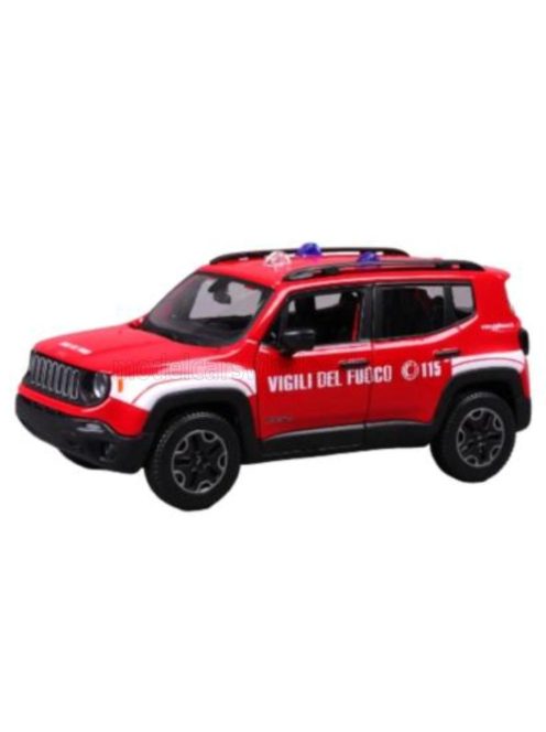 Maisto - JEEP RENEGADE VIGILI DEL FUOCO 2017 RED WHITE
