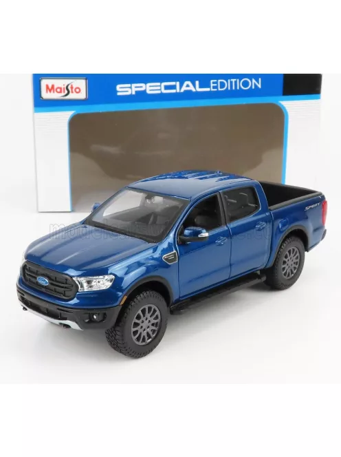 Maisto - FORD USA RANGER FX4 SPORT PICK-UP DOUBLE CABINE 2019 BLUE