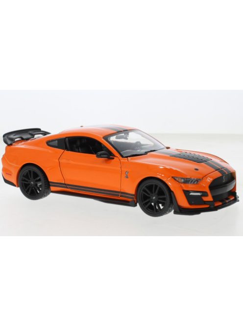 Maisto - Ford Mustang Shelby GT500, orange/schwarz, 2020, 1:24