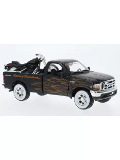   Maisto - Ford F-350 Super Duty, schwarz/Dekor, Harley-Davidson, 1:24
