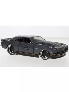   Maisto - Maisto, Chevrolet Camaro Z28, dunkelgrau, 1968, Harley-Davidson, 1:24