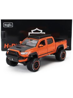   Maisto - TOYOTA TACOMA TRD PRO PICK-UP HARLEY DAVIDSON 2023 ORANGE BLACK